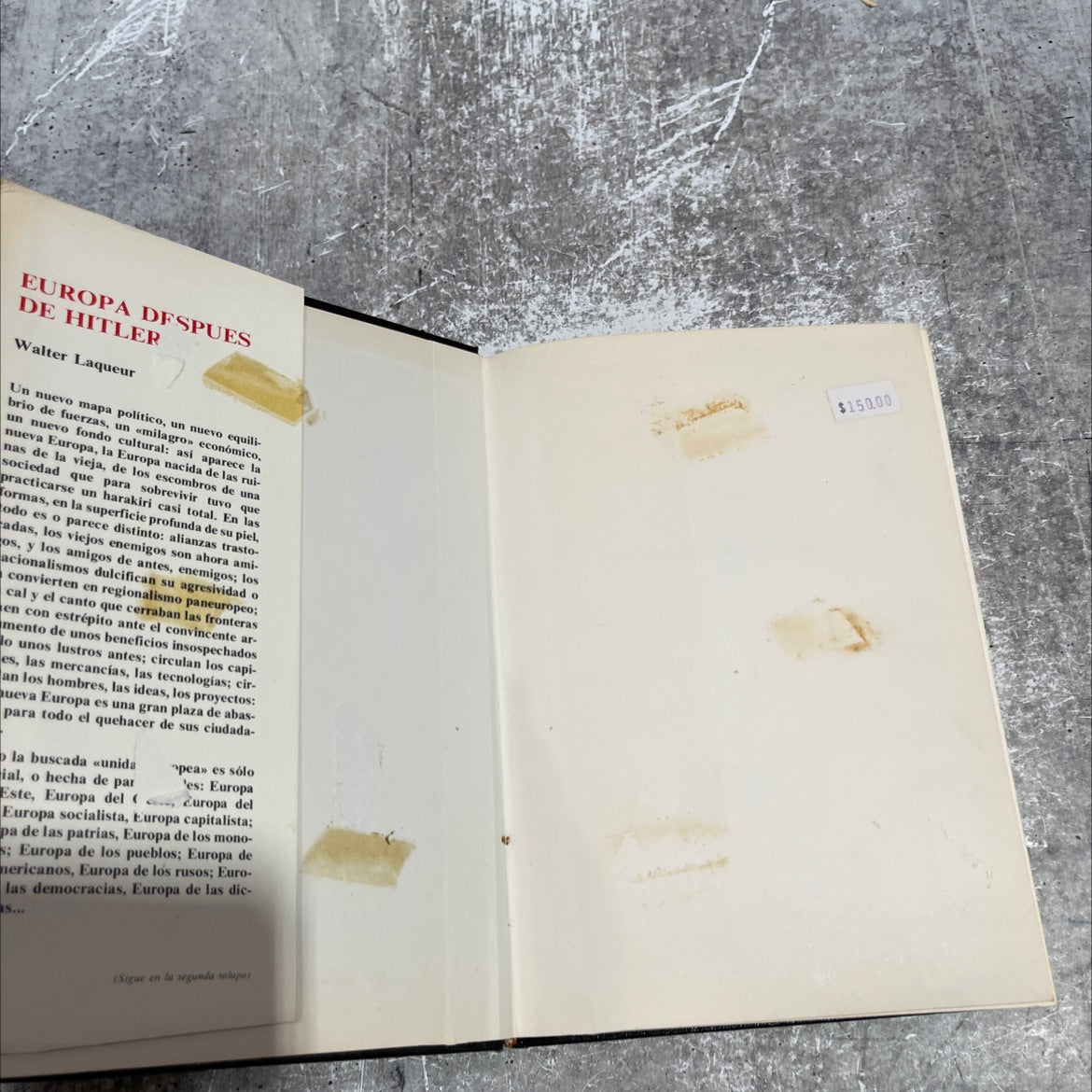 europa after hitler book, by walter laqueur, 1974 Hardcover image 4