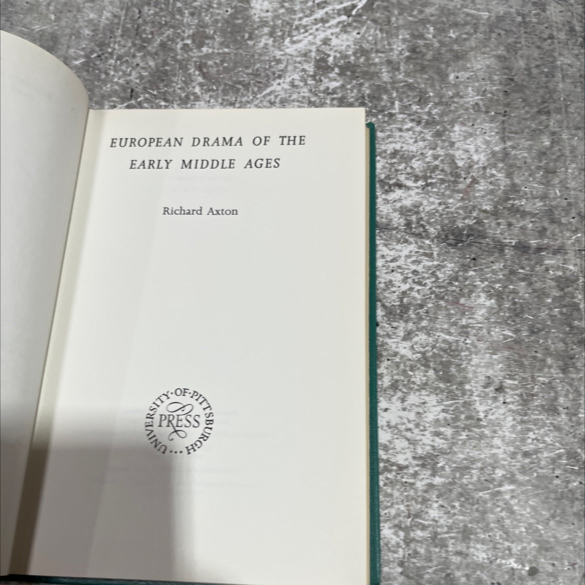 european drama of the early middle ages book, by richard axton, 1975 Hardcover image 2