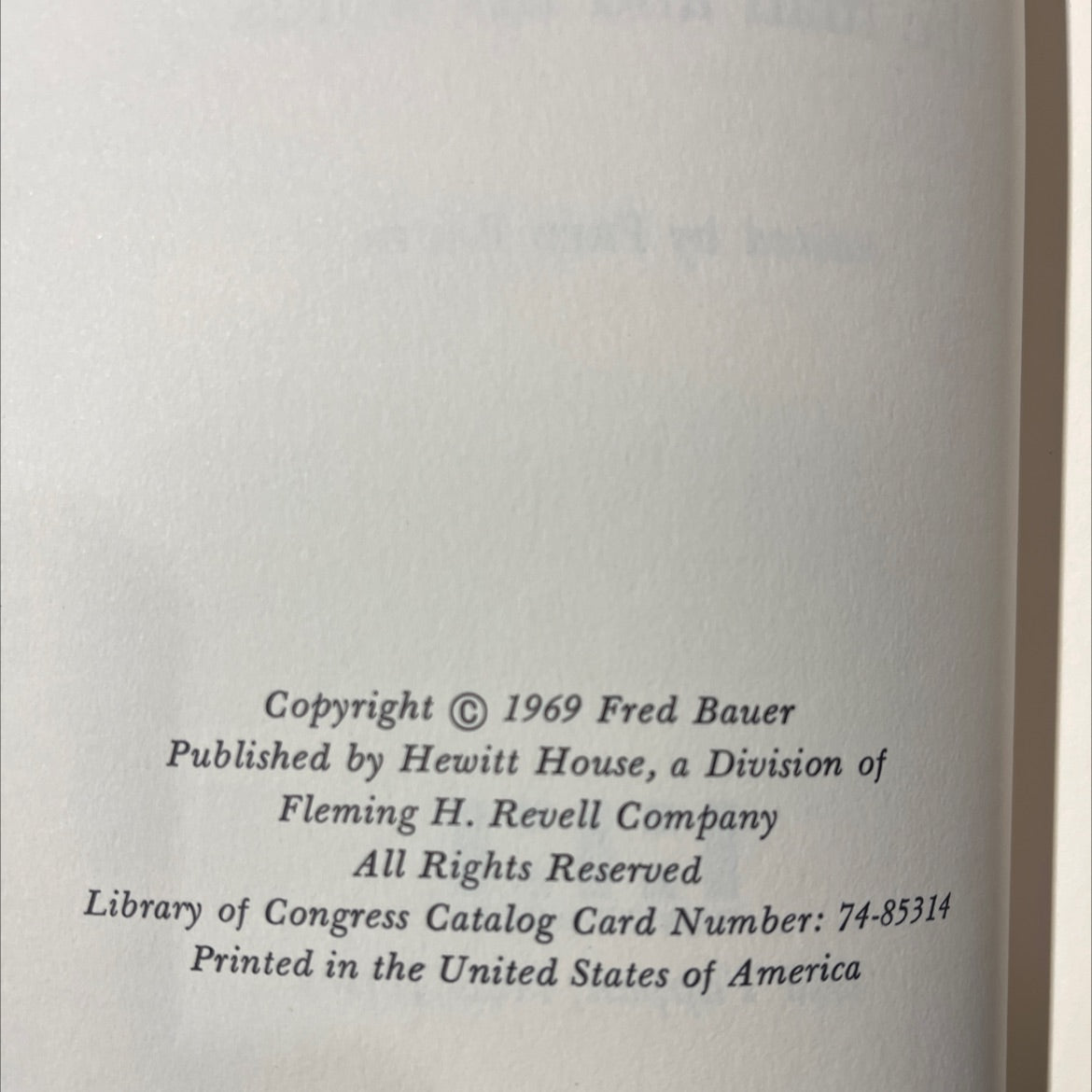 ev the man and his words book, by fred bauer, 1969 Hardcover image 3