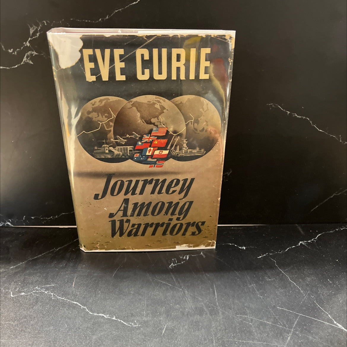 eve curie journey among warriors book, by eve curie, 1943 Hardcover image 1