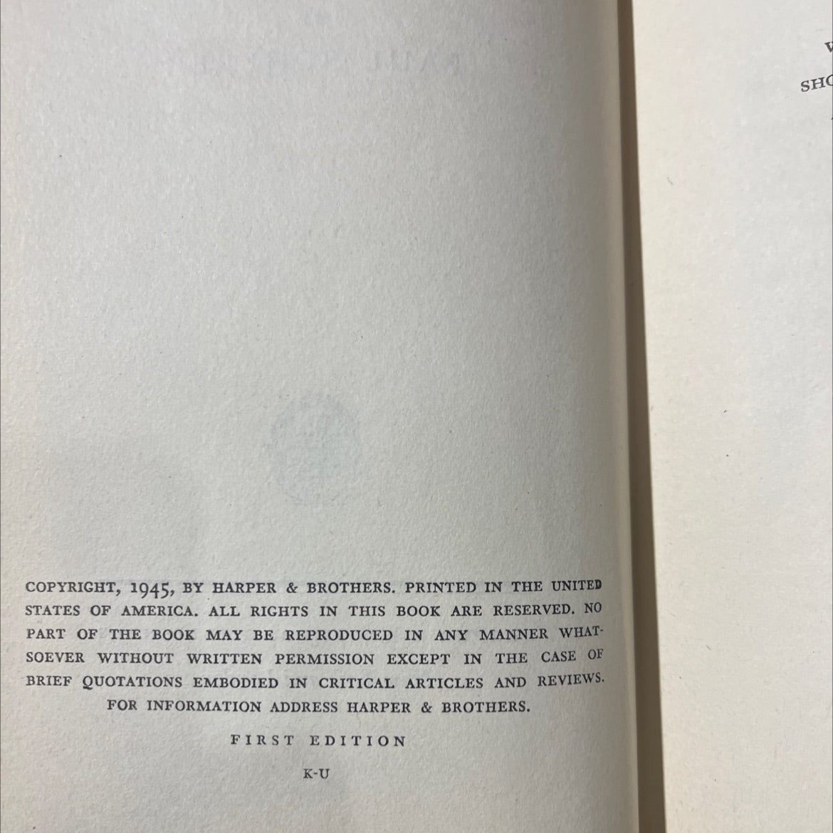 event in eternity book, by paul scherer, 1945 Hardcover image 3