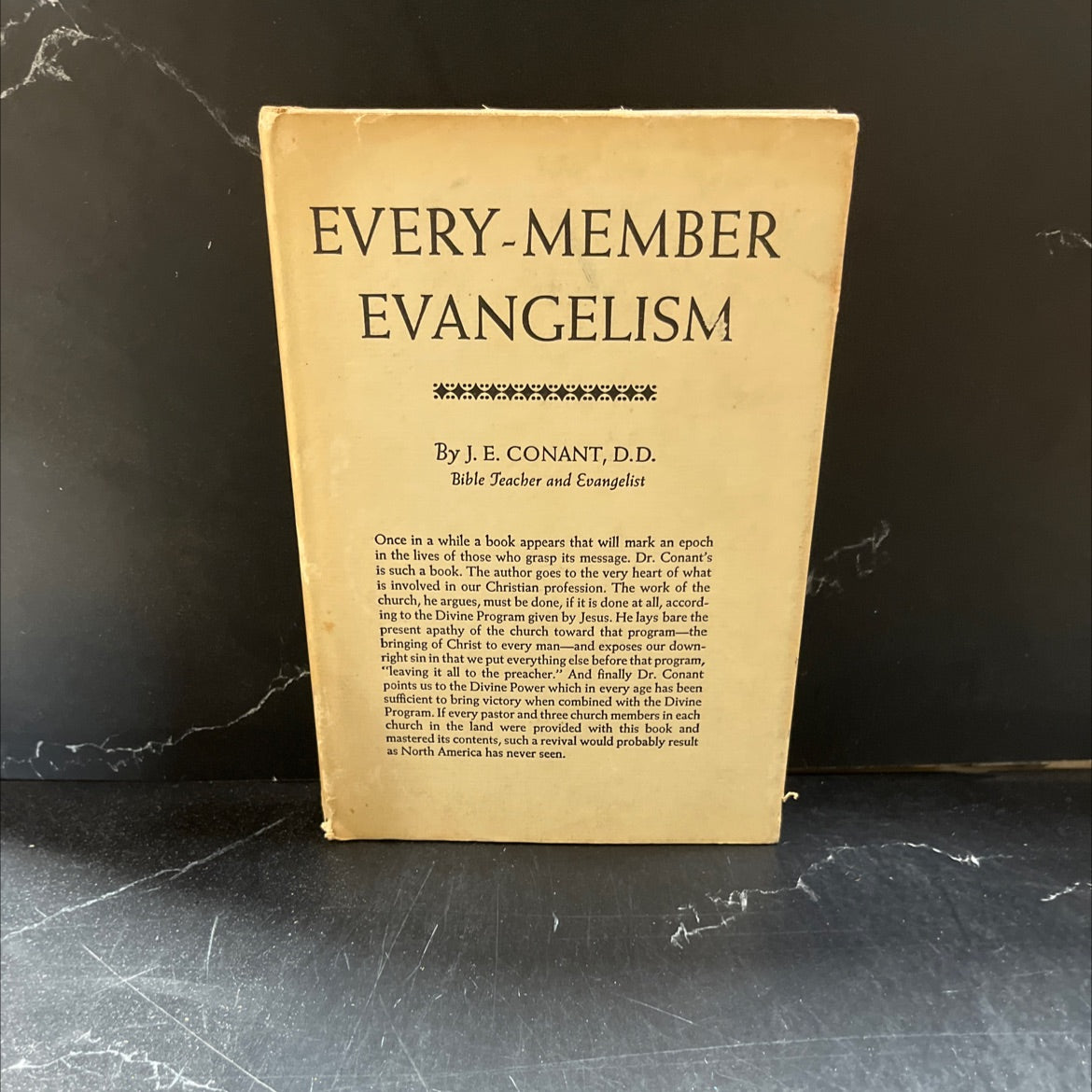 every-member evangelism book, by j. e. conant, d.d., 1922 Hardcover image 1