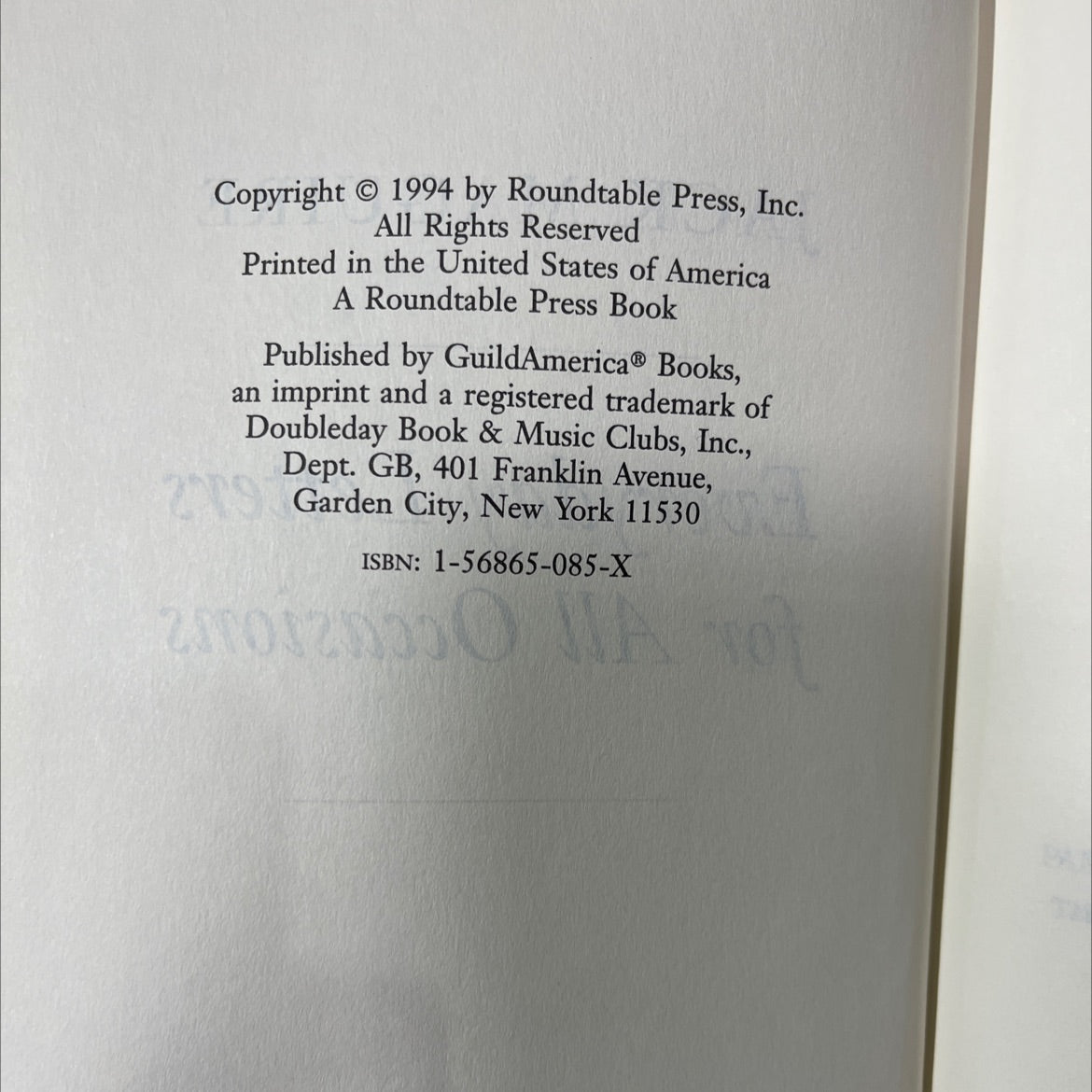 everyday letters for all occasions book, by jack maguire, 1994 Hardcover image 3