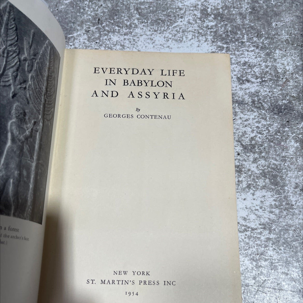 everyday life in babylon and assyria book, by georges contenau, 1954 Hardcover image 2