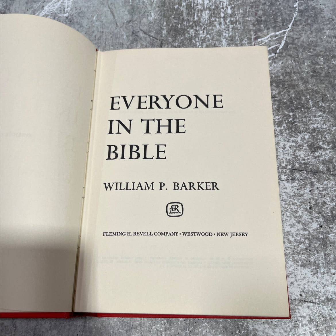 everyone in the bible book, by william p. barker, 1966 Hardcover image 2