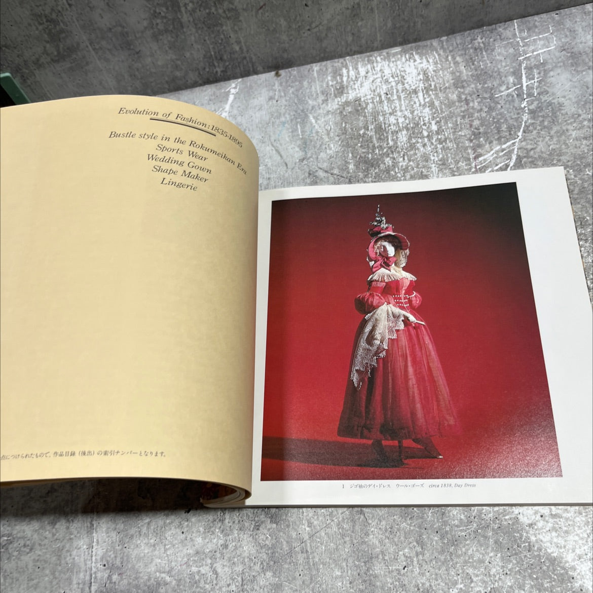 evolution of fashion 1835-1895 book, by unknown, 1980 Paperback image 4