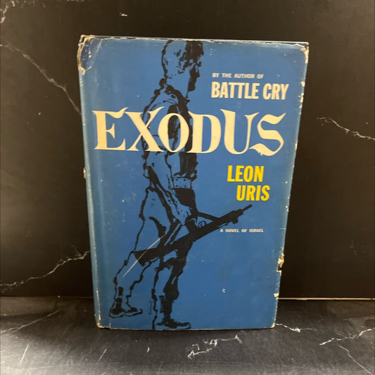 exodus book, by leon uris, 1958 Hardcover image 1