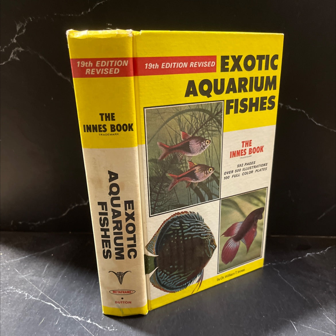exotic aquarium fishes book, by william t. innes, 1966 Hardcover image 1