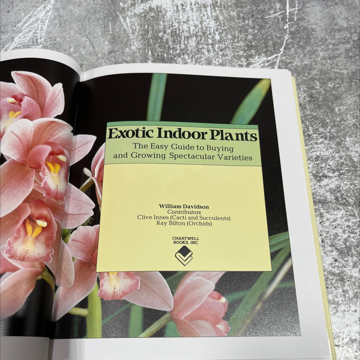 exotic indoor plants the easy guide to buying and growing spectacular varieties book, by William Davidson, 1984 image 2