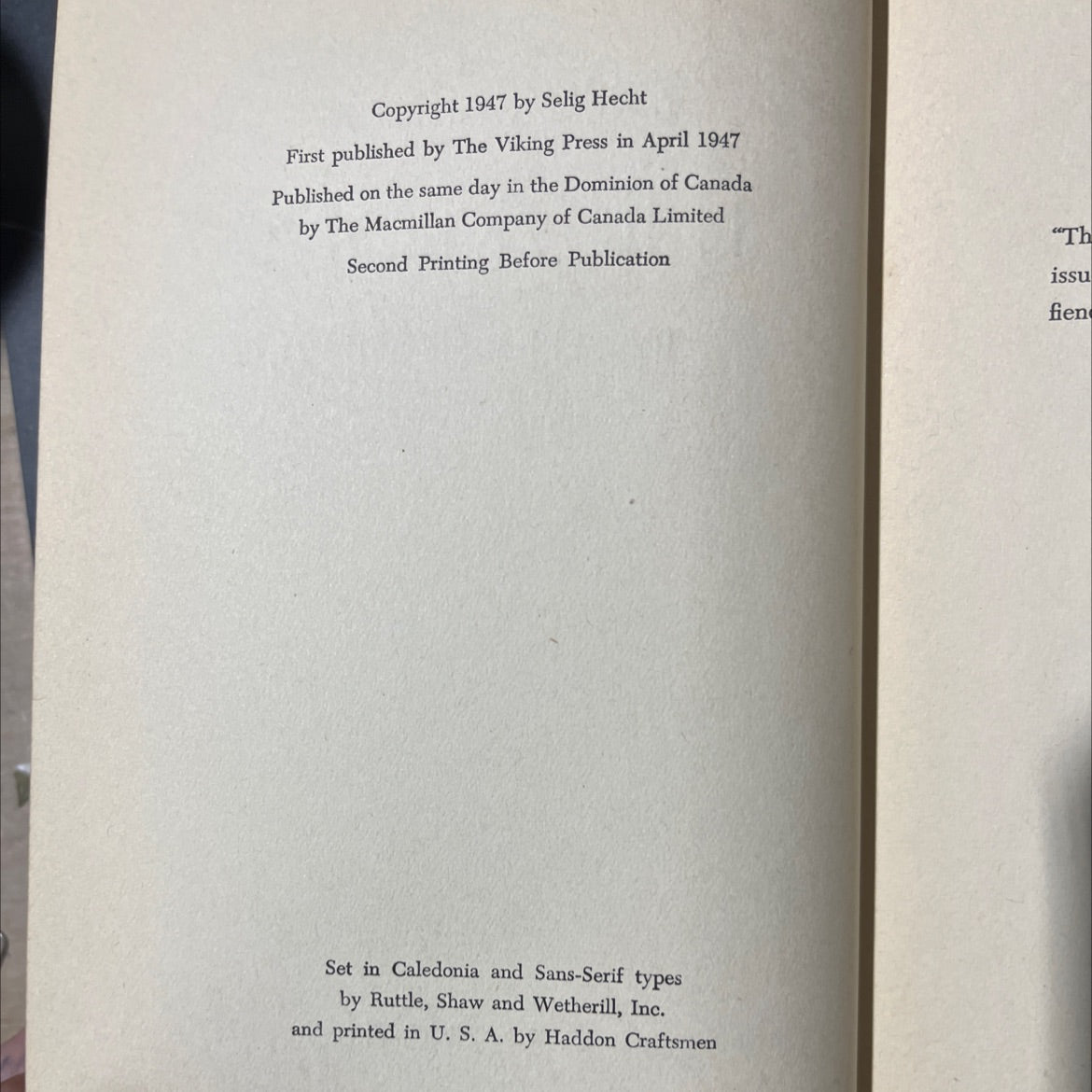 explaining the atom book, by selig hecht, 1947 Hardcover image 3