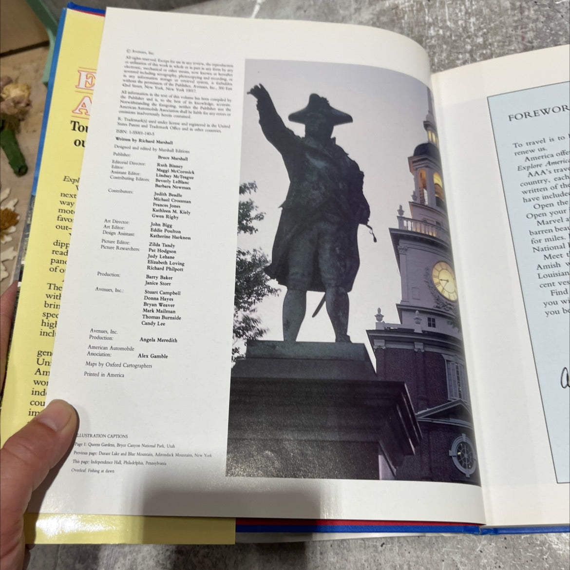 explore america book, by richard marshall, 2003 Hardcover image 3