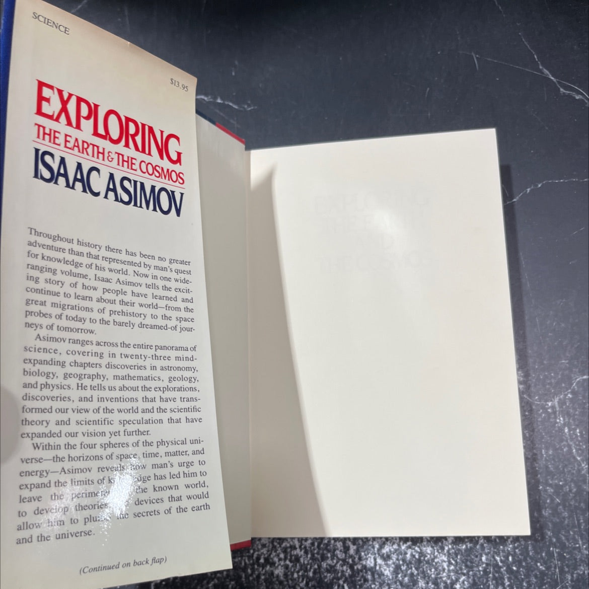 exploring the earth and the cosmos book, by isaac asimov, 1982 Hardcover image 4