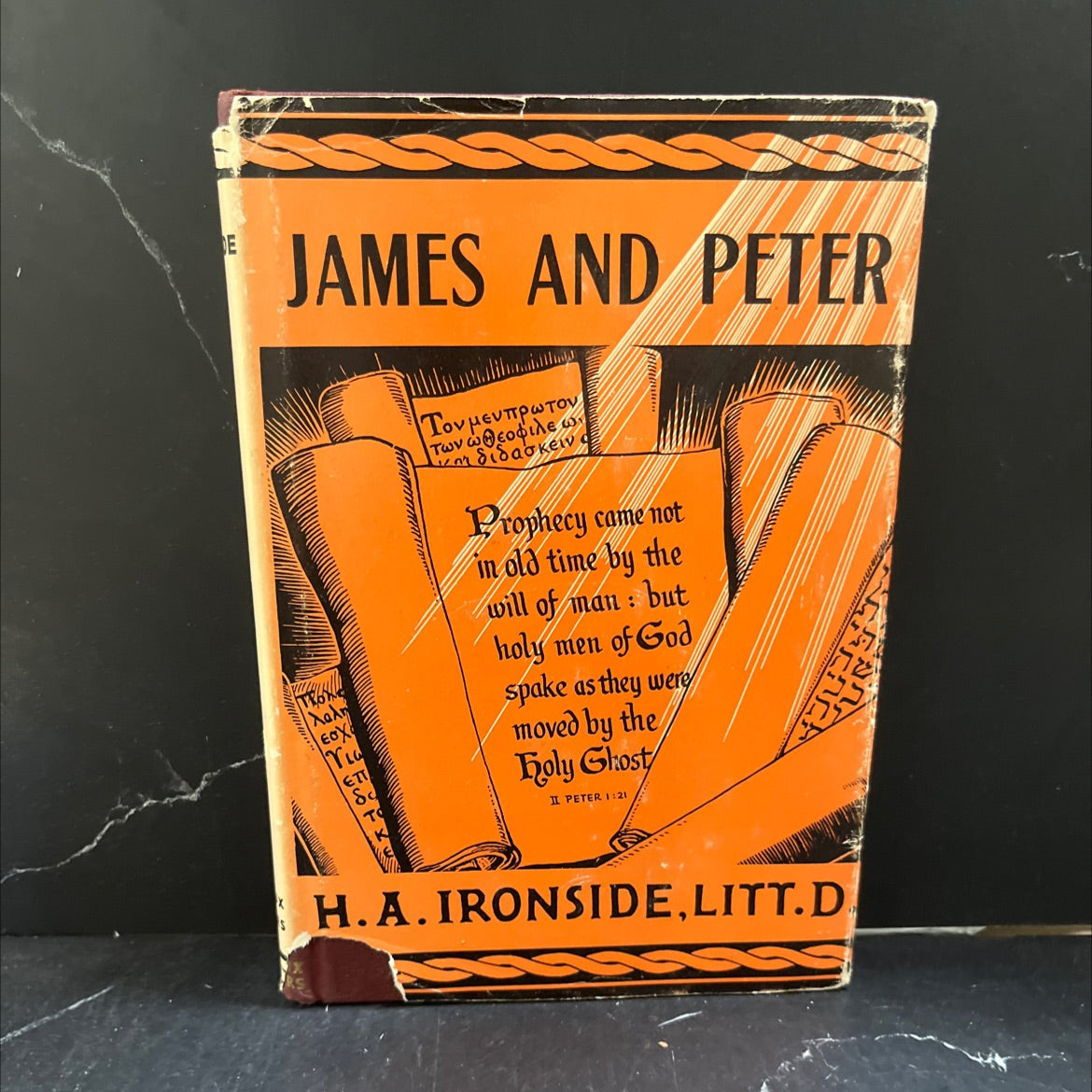 expository notes on the epistles of james and peter book, by h. a. ironside, 1947 Hardcover image 1