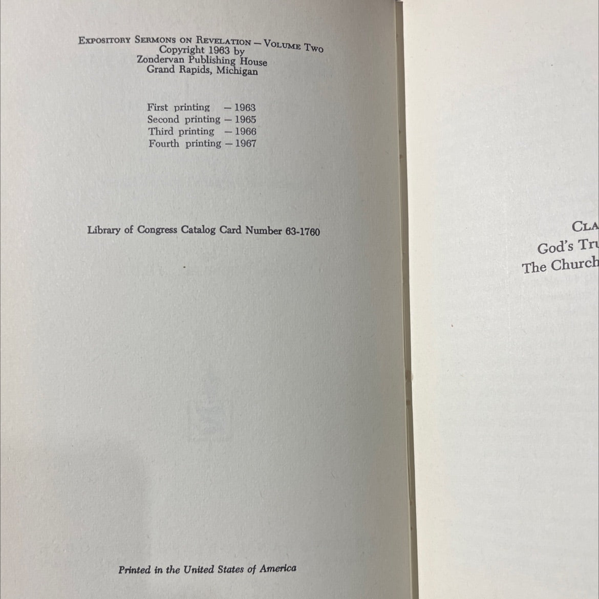 expository sermons on revelation volume two book, by w. a. criswell, ph.d., 1967 Hardcover image 3