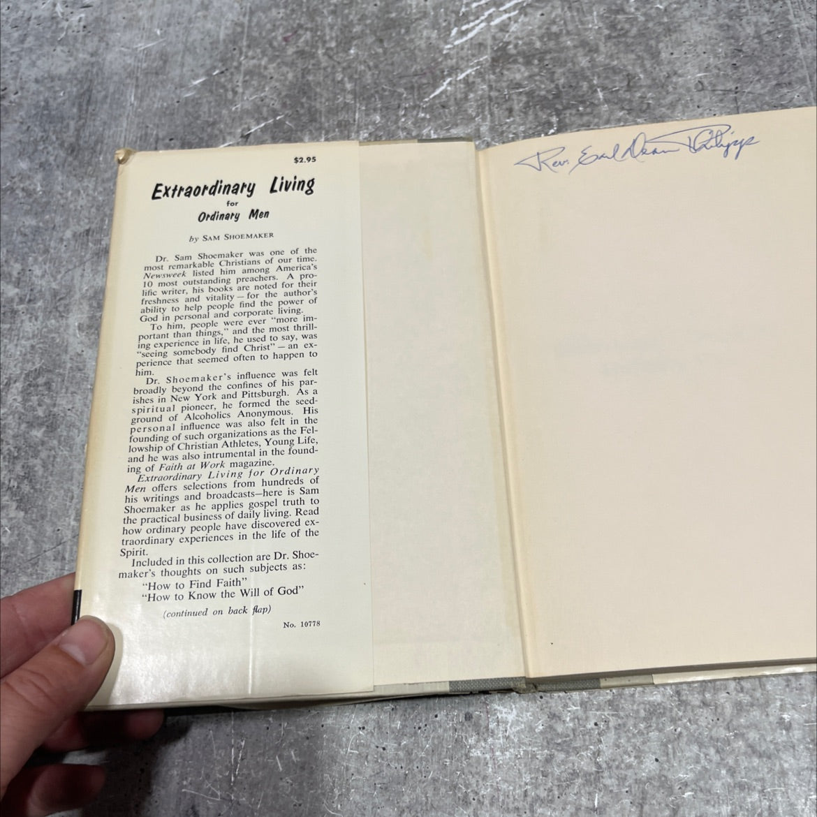 extraordinary living for ordinary men book, by sam shoemaker, 1965 Hardcover image 4