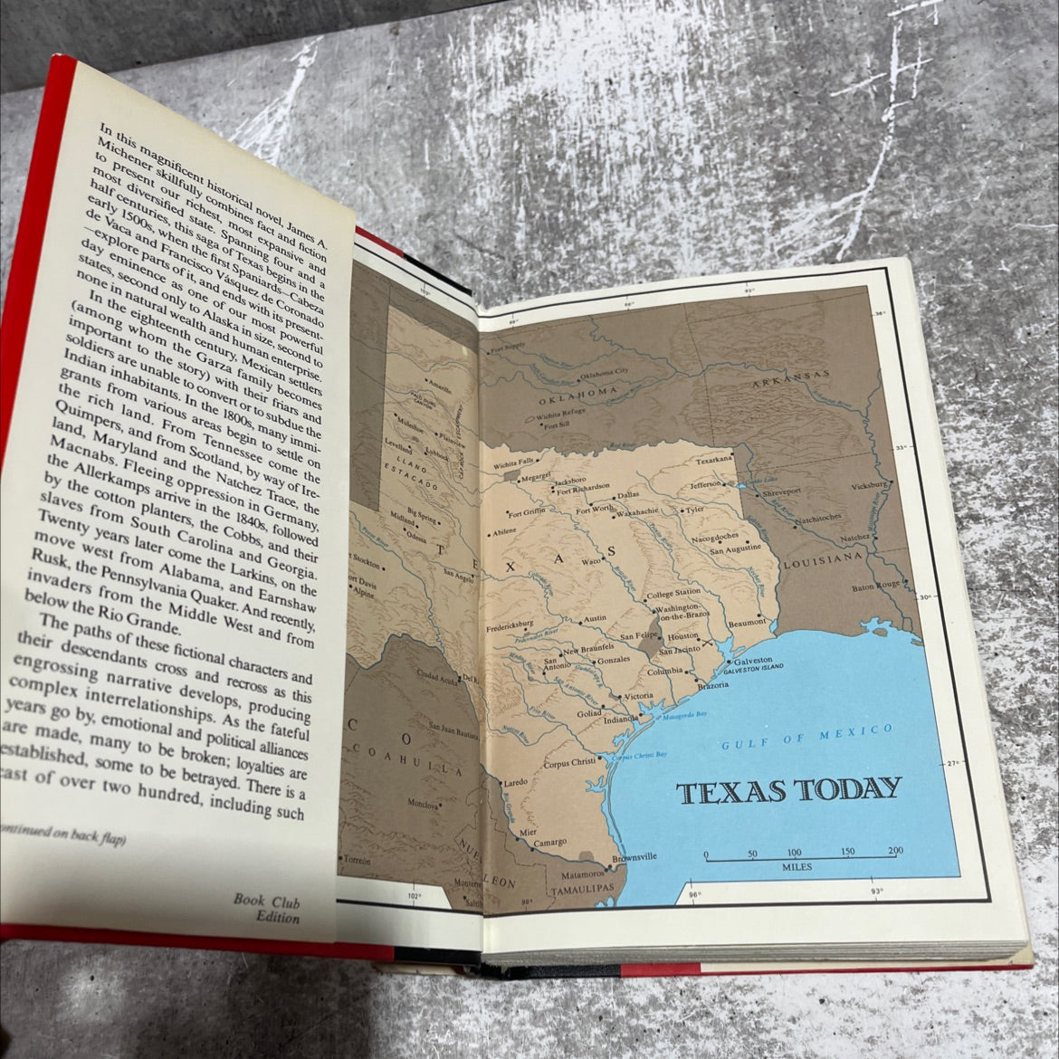fact and fiction texas frontier book, by james a. michener, 1985 Hardcover image 4