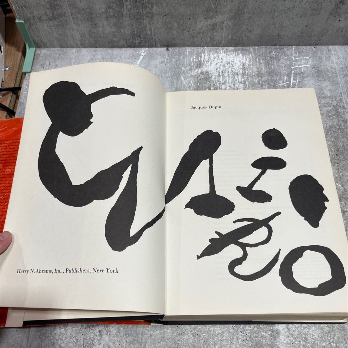 faewo book, by jacques dupin, 1970 Hardcover image 2