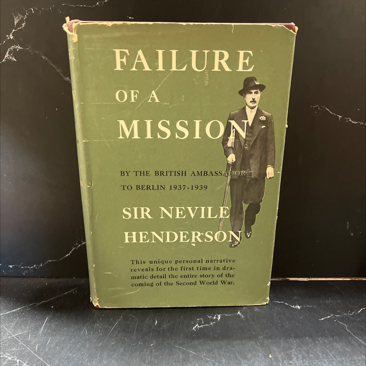 failure of a mission berlin 1937-1939 book, by sir nevile henderson, 1940 Hardcover image 1