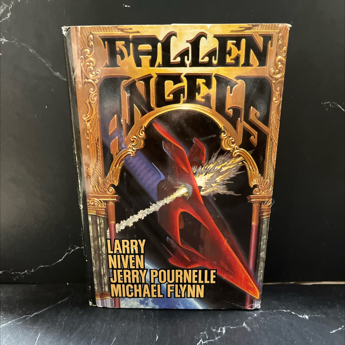 fallen angels book, by Larry Niven, Jerry Pournelle, Michael Flynn, 1991 Hardcover image 1