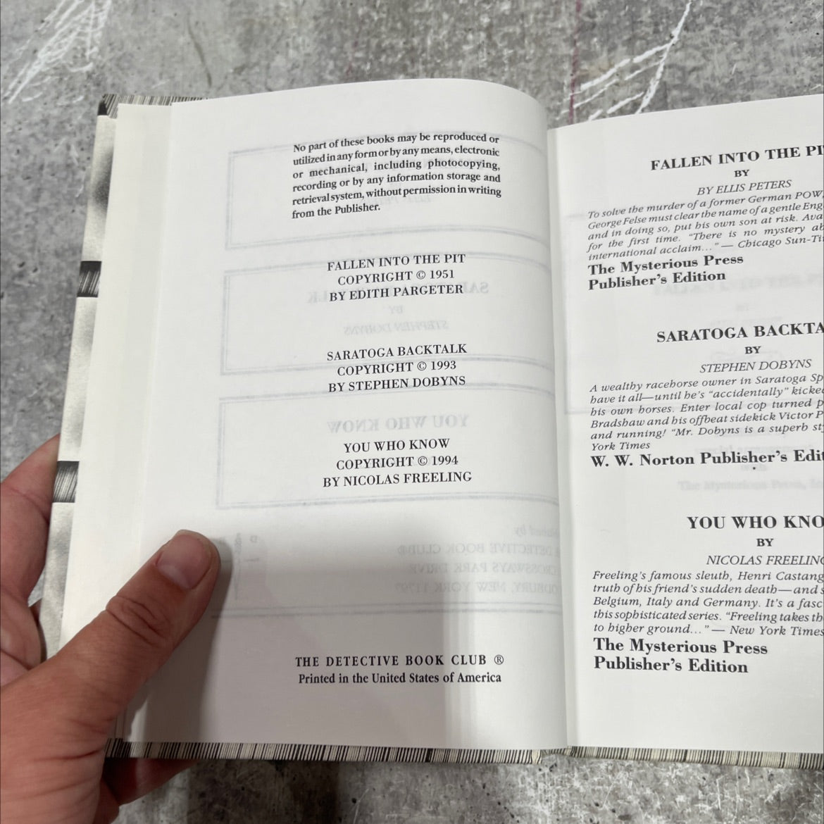 fallen into the pit book, by ellis peters, 1951 Hardcover image 3