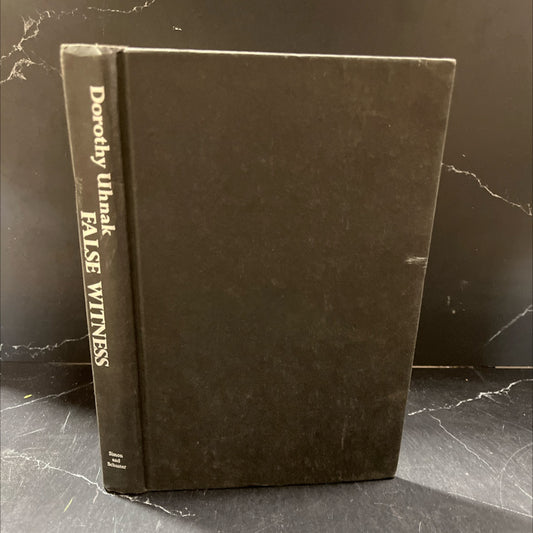 false witness book, by dorothy uhnak, 1981 Hardcover image 1
