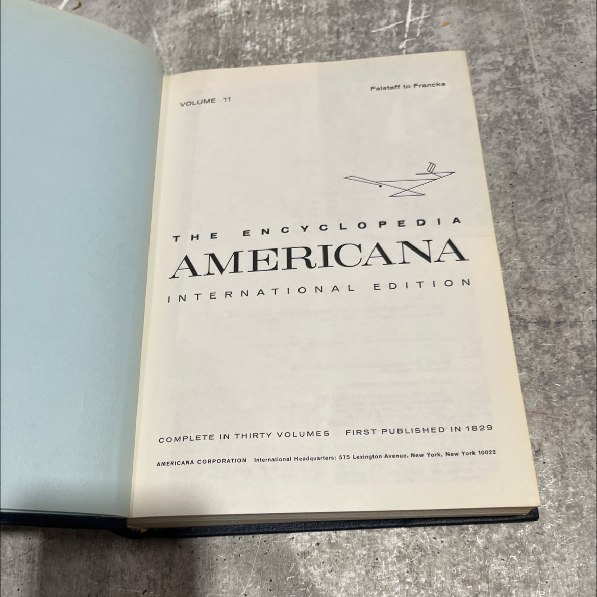 falstaff to francke book, by unknown, 1973 Hardcover image 2