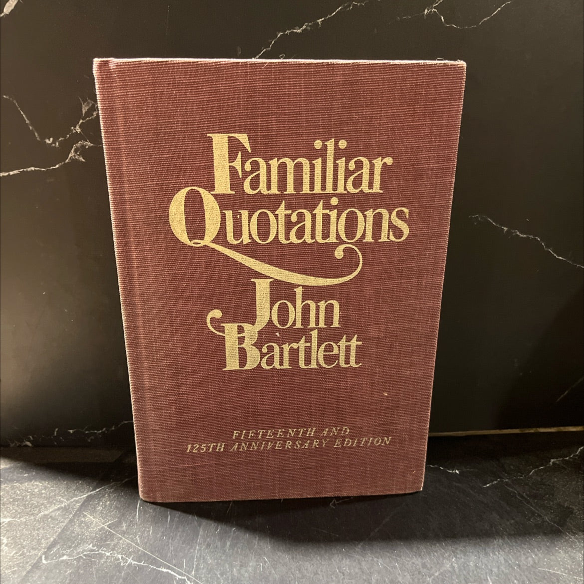 familiar quotations book, by john bartlett, 1980 Hardcover image 1