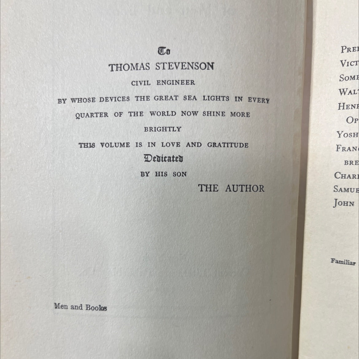 familiar studies of men and books book, by robert louis stevenson, 1910 Hardcover image 3