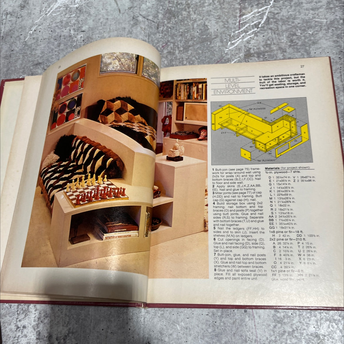 family room projects you can build book, by better homes and gardens, 1978 Hardcover image 4