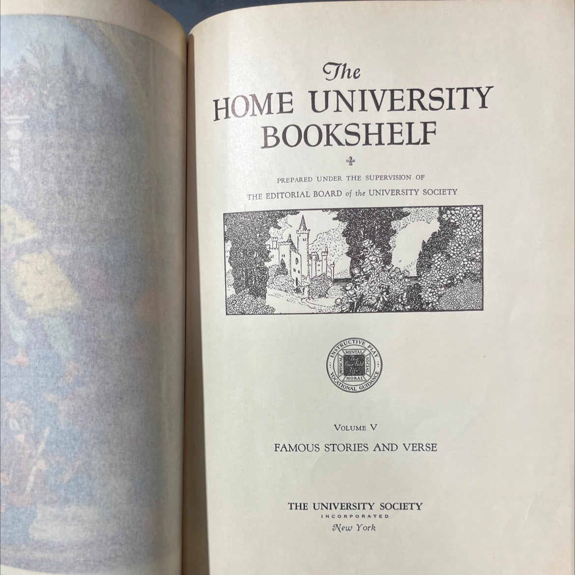 famous stories and verse book, by unknown, 1938 Hardcover image 2