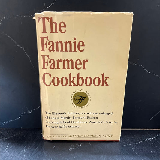 fannie farmer cookbook book, by fannie merritt farmer, 1965 Hardcover image 1
