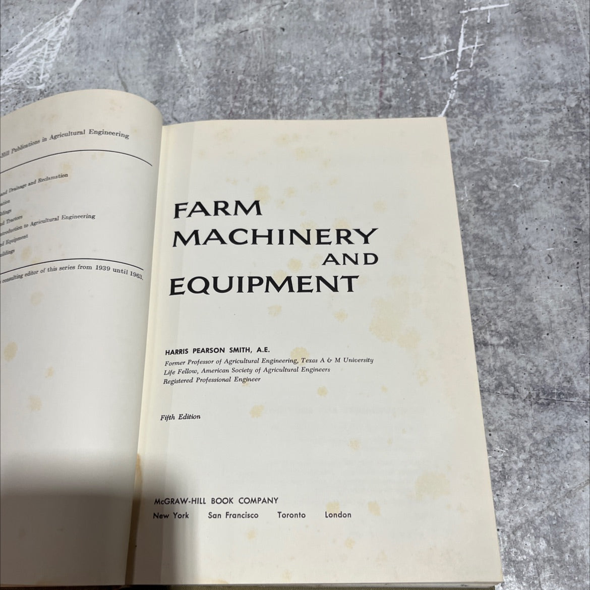 farm machinery and equipment book, by harris pearson smith, 1965 Hardcover image 2