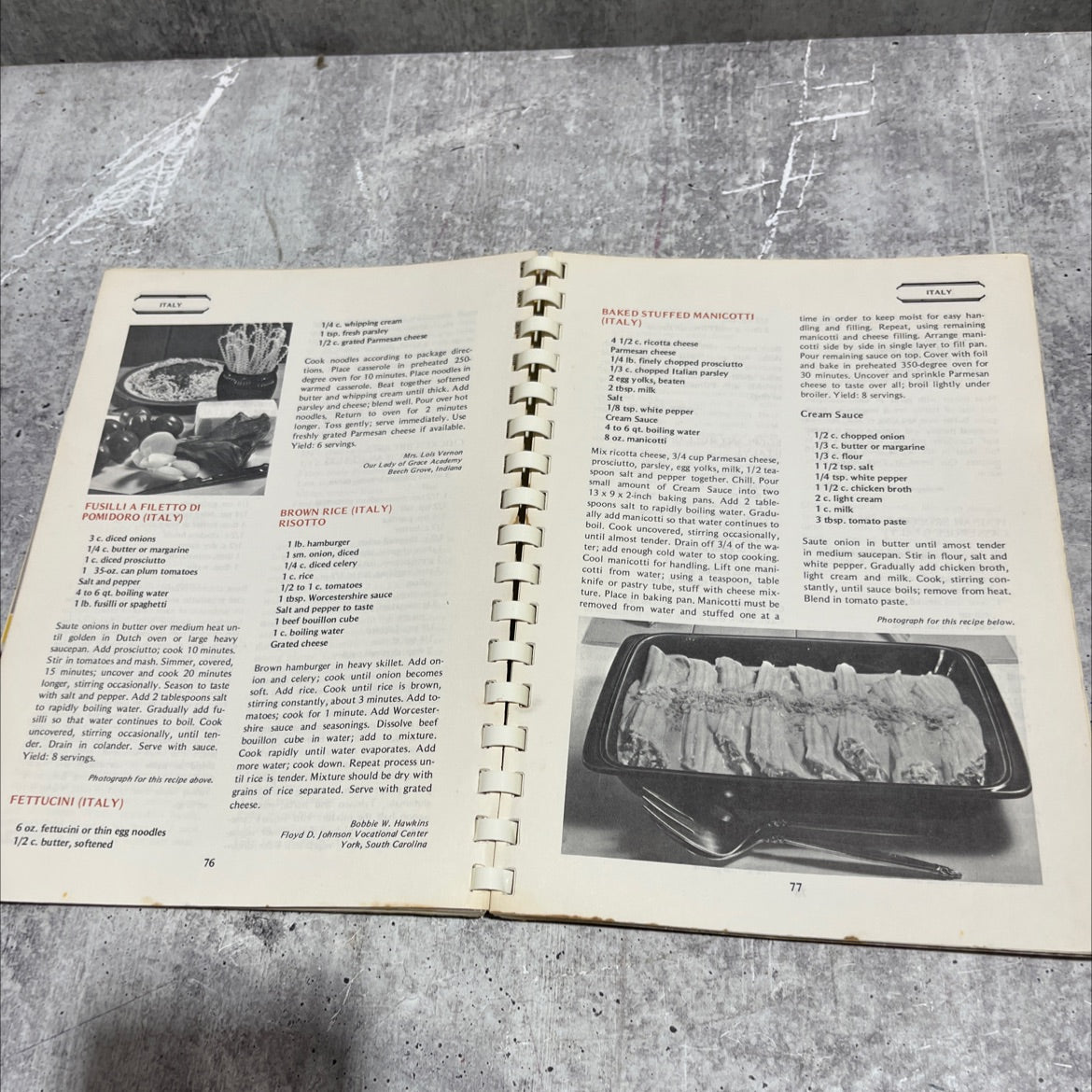favorite recipes of home economics teachers book, by Ricky Beaulieu, Nicky Beaulieu, 1977 Paperback image 4