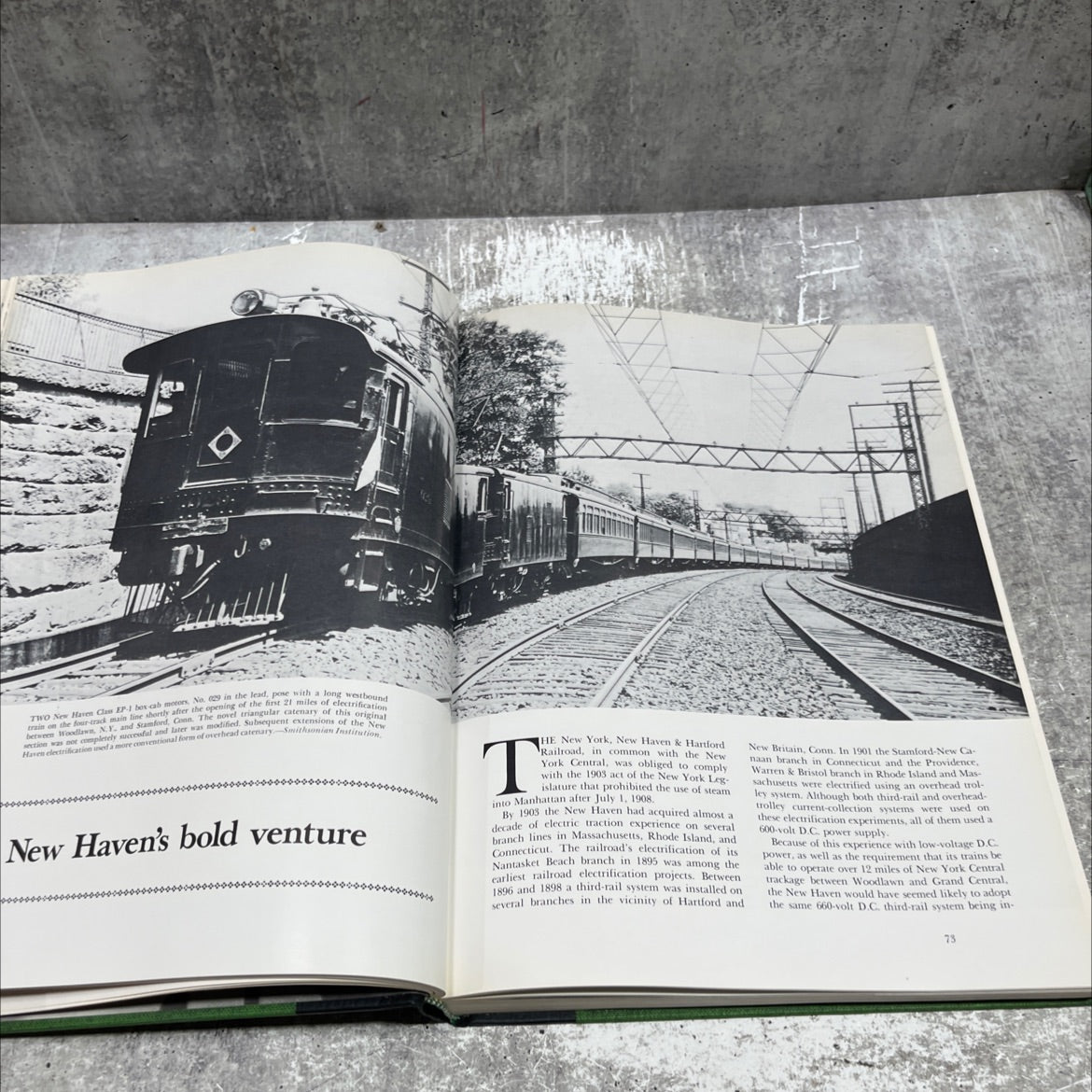 fe hen the steam railroad electrified book, by william d. middleton, 1974 Hardcover image 4