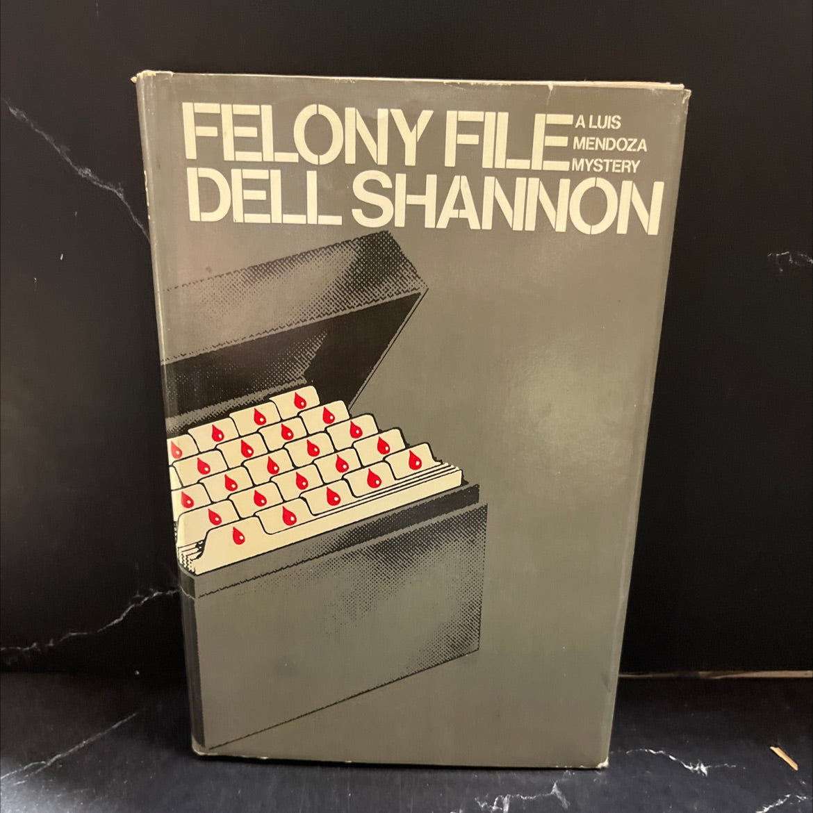 felony file book, by dell shannon, 1980 Hardcover image 1