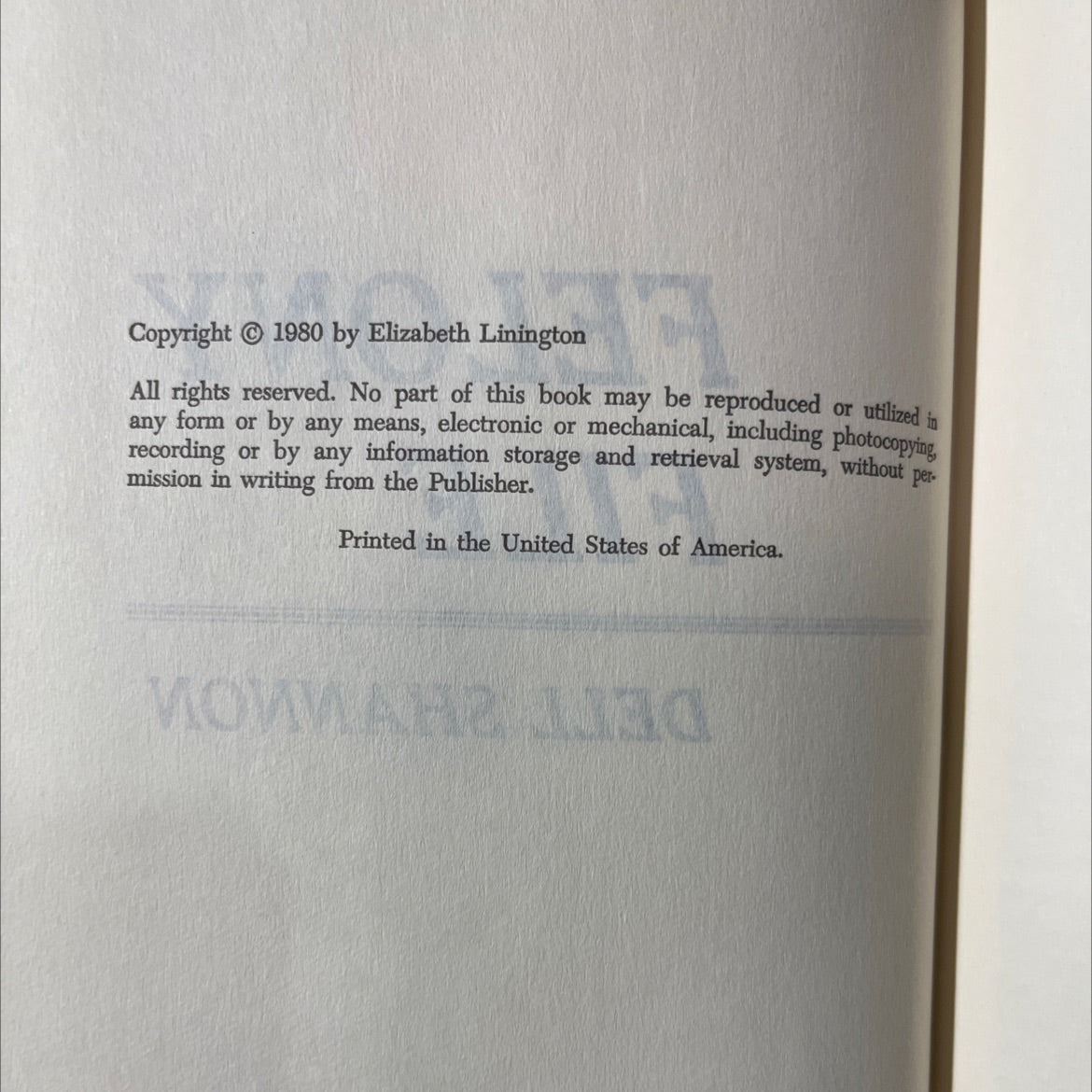 felony file book, by dell shannon, 1980 Hardcover image 3