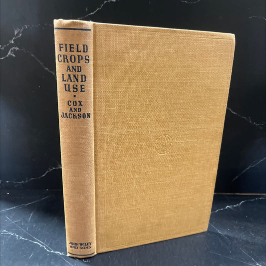field crops and land use book, by joseph f. cox, lyman jackson, 1942 Hardcover image 1