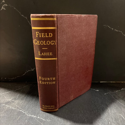 field geology book, by frederic h. lahee, 1941 Hardcover image 1