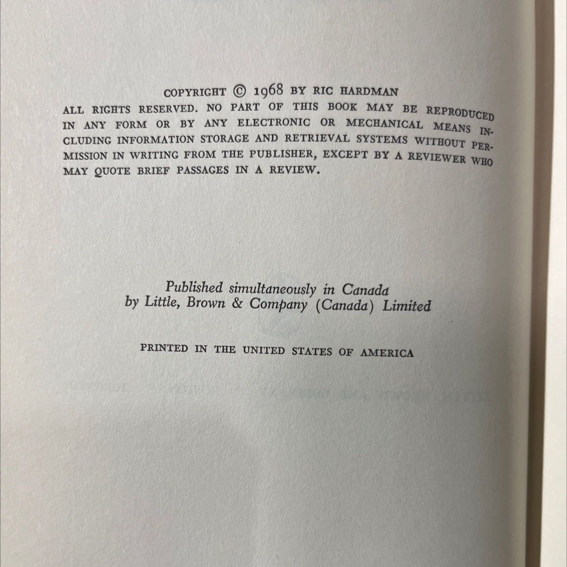 fifteen flags book, by ric hardman, 1968 Hardcover image 3