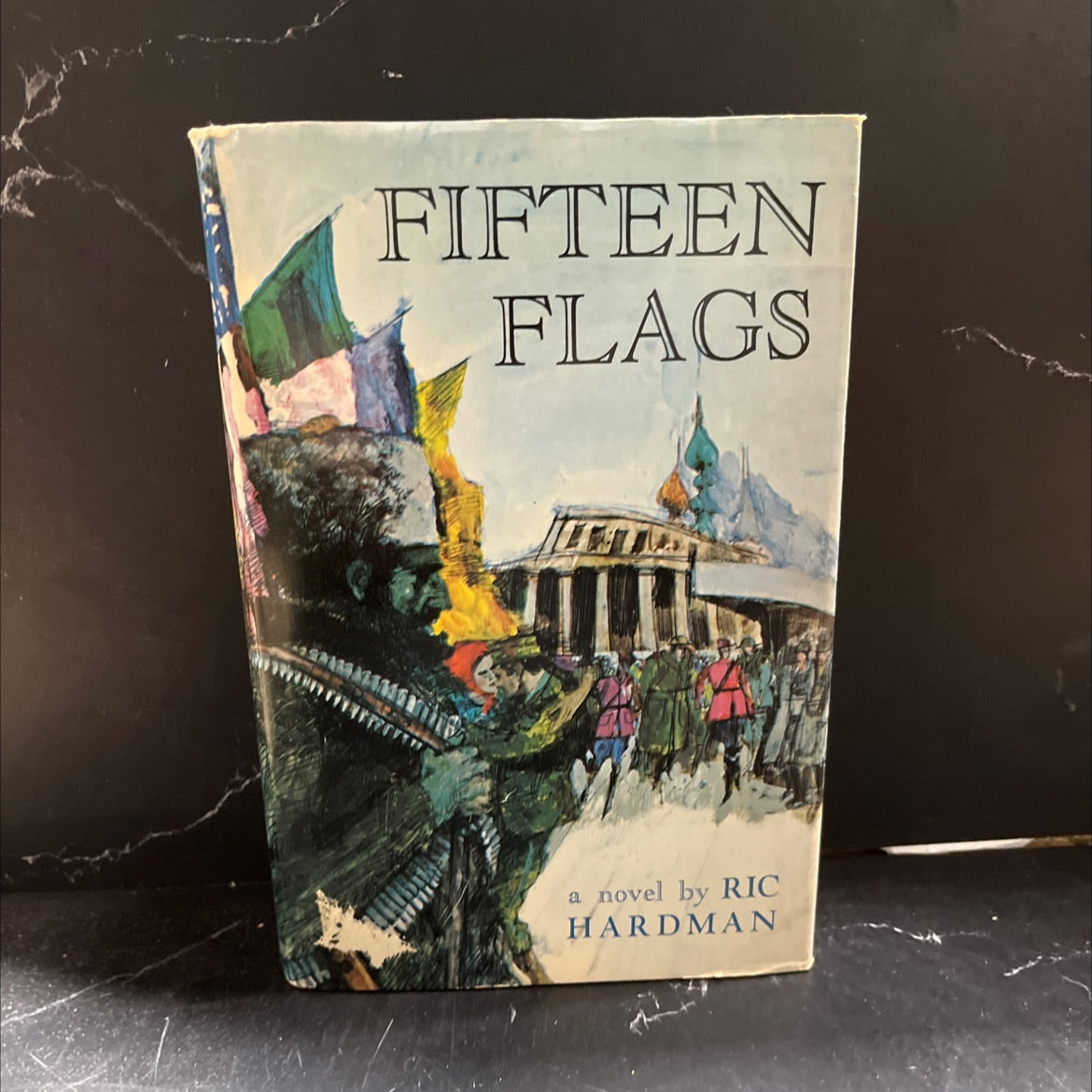 fifteen flags book, by ric hardman, 1968 Hardcover image 1