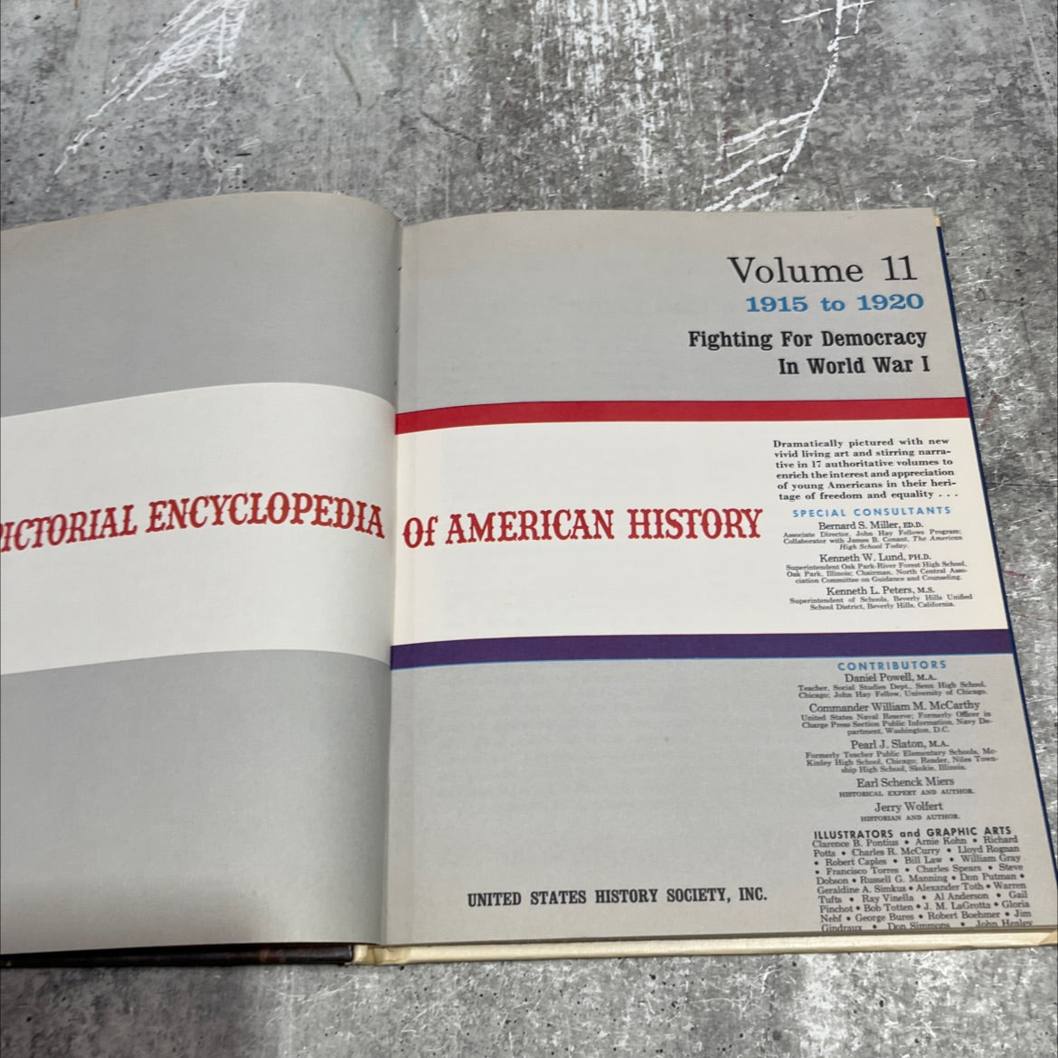 fighting for democracy in world war i book, by unknown, 1920 Hardcover image 2