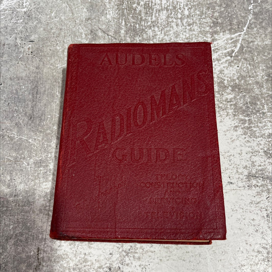 filament plate grid audels radiomans guide covering theory construction and servicing including television electronics image 1