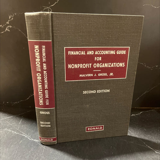 financial and accounting guide for nonprofit organizations book, by malvern j. gross, jr., 1974 Hardcover image 1