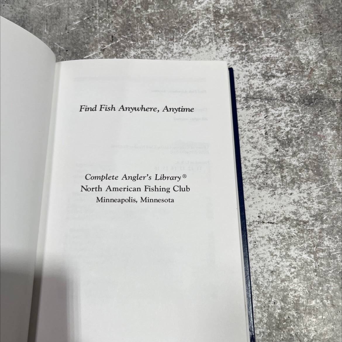 find fish anywhere, anytime book, by North American Fishing Club, 1991 Hardcover image 2