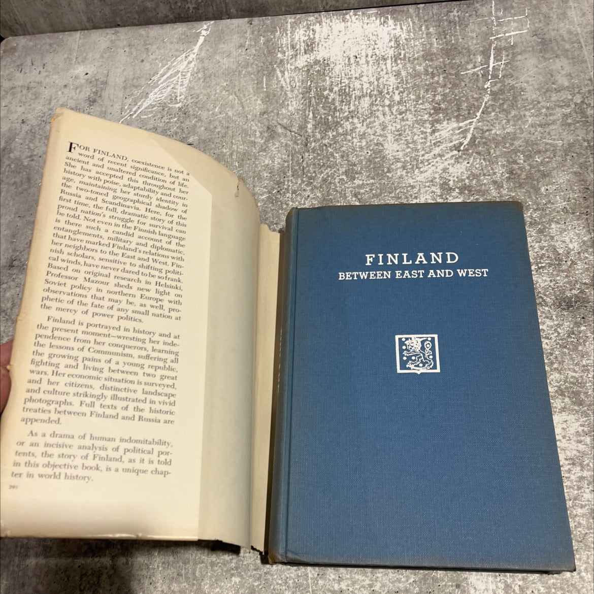 finland between east and west book, by anatole g. mazour, 1956 Hardcover image 4