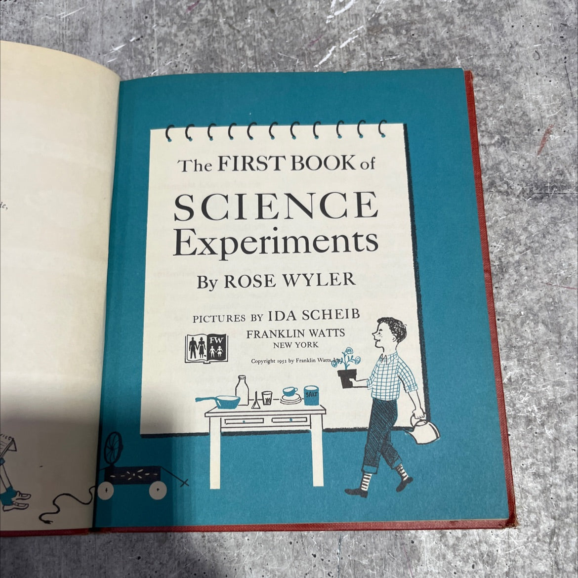 first book of science experiments book, by rose wyler, 1952 Hardcover image 2