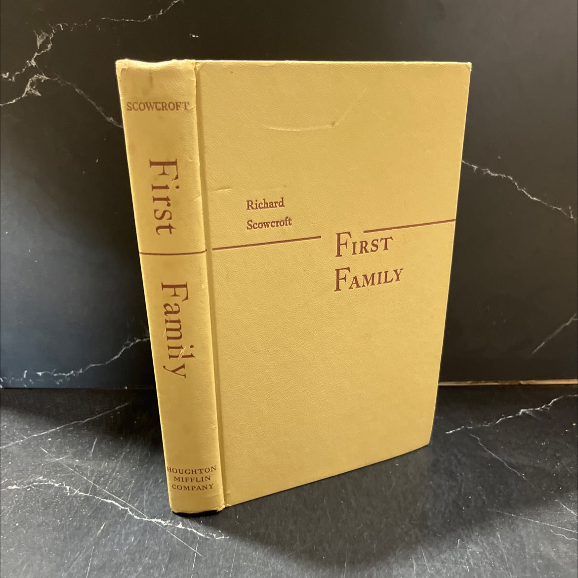 first family two book, by richard scowcroft, 1950 Hardcover image 1