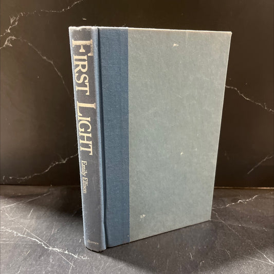 SIGNED first light book, by emily ellison, 1985 Hardcover, First Edition, Vintage image 1
