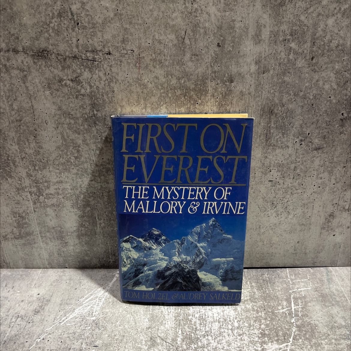 first on everest the mystery of mallory and irvine book, by Tom Holzel and Audrey Salkeld, 1986 Hardcover image 1