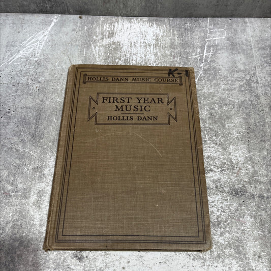 first year music rote songs for kindergarten and first year book, by hollis dann, 1914 Hardcover image 1